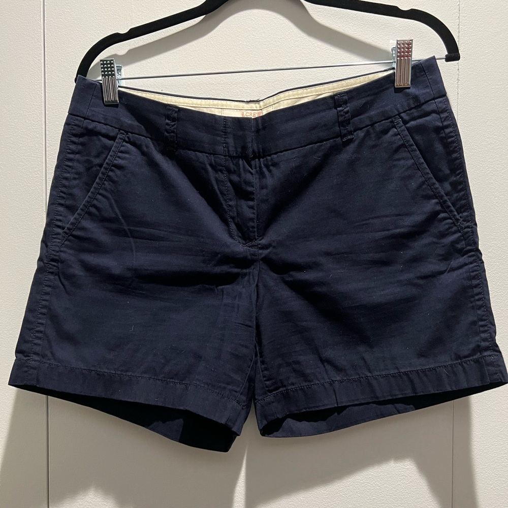 J Crew Cotton Shorts - Navy